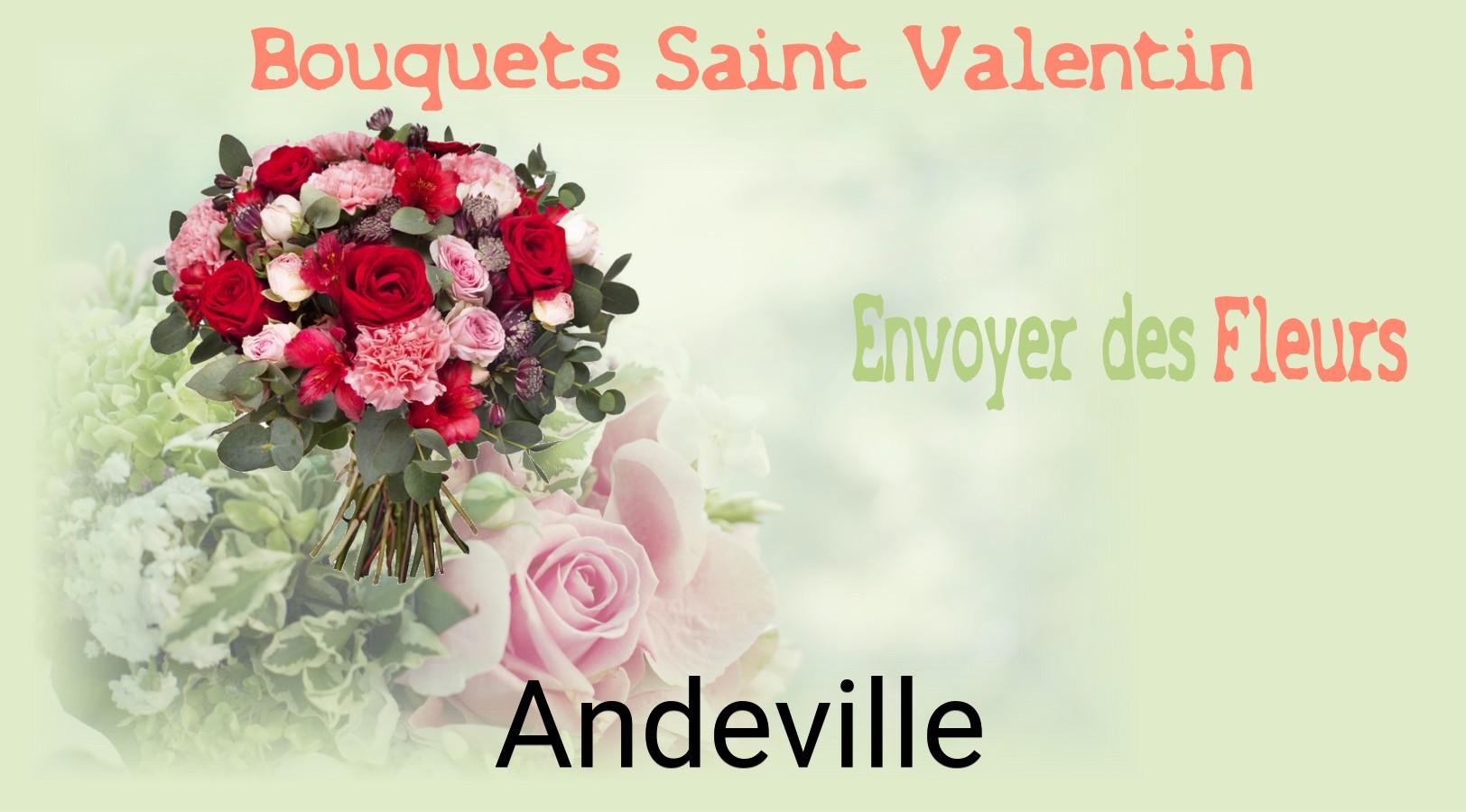 Roses de Saint-Valentin livrées à Andeville